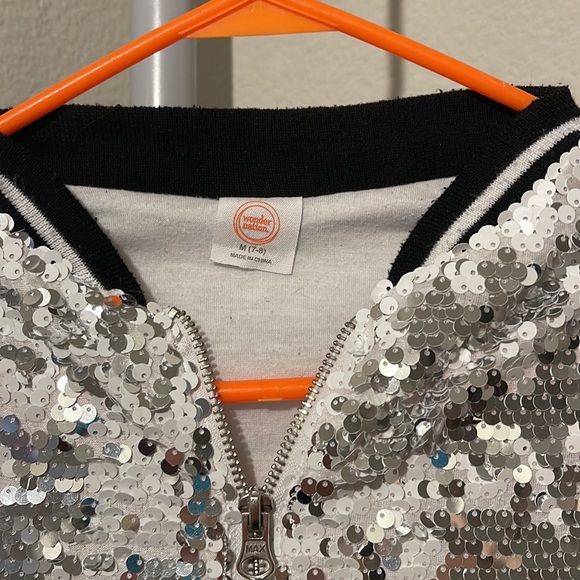 Silver sequin jacket - Picture 3 of 4